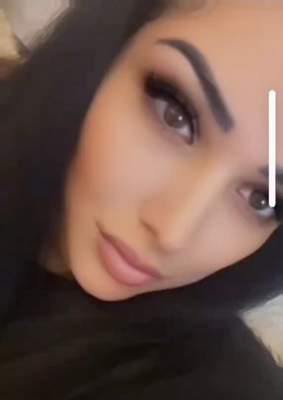 Melis on a live video call from Turkey