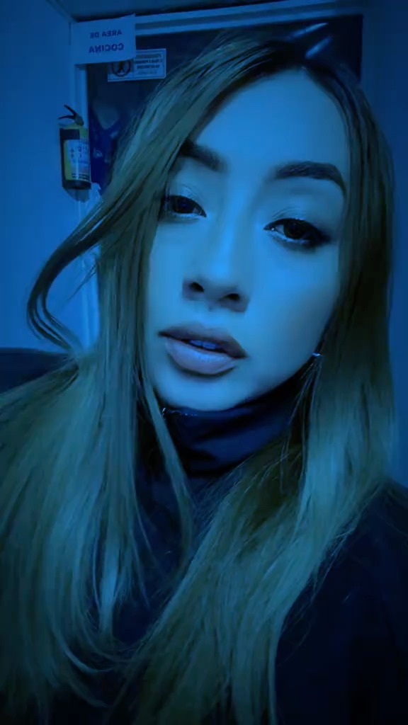 Midnight on a live video call from Colombia